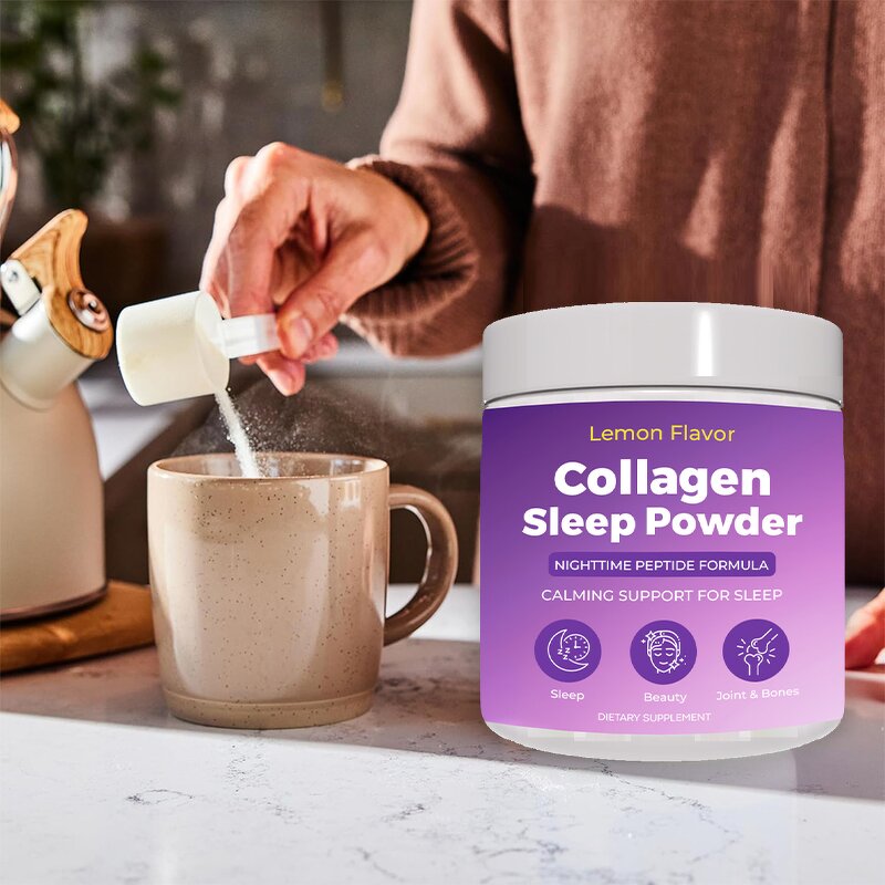 Sleep Drink Powder Manufacturer - OEM Relax Calming Magnesium L-Theanine GABA Calm Sleep Beauty