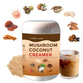 Mushroom Creamer Manufacturer - Private Label Superfoods Coconut Creamer Focus Immunity Energy Boost