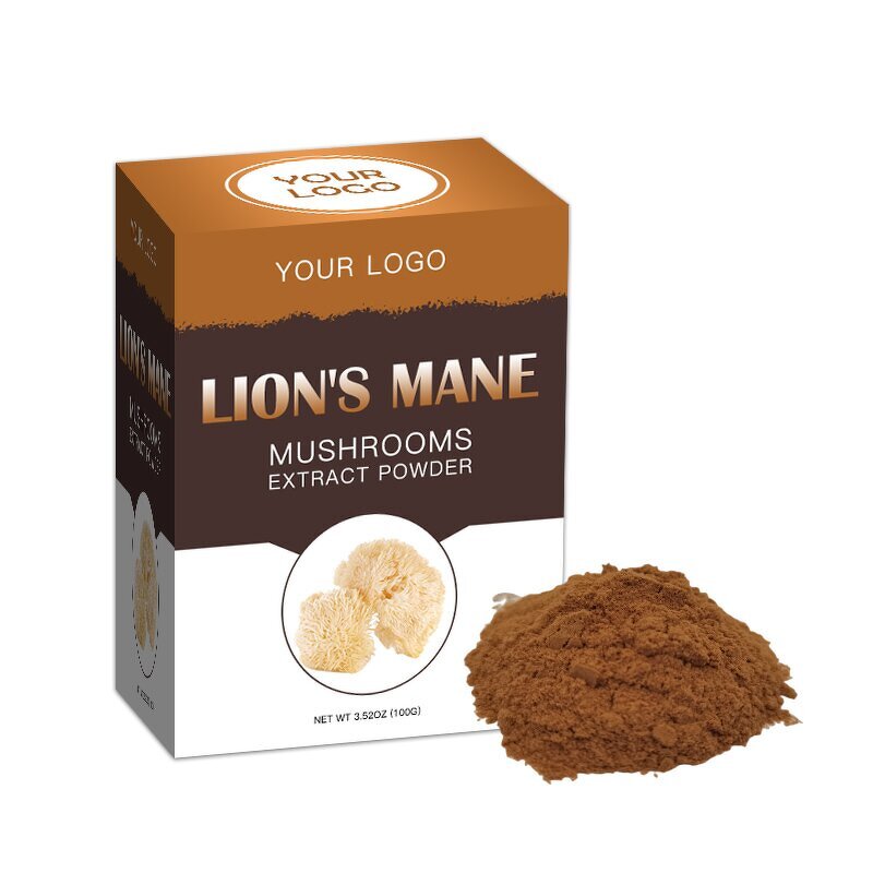 Mushroom Extract Manufacturer - Customized Packaging OEM Organic Lions Mane Mushroom Extract