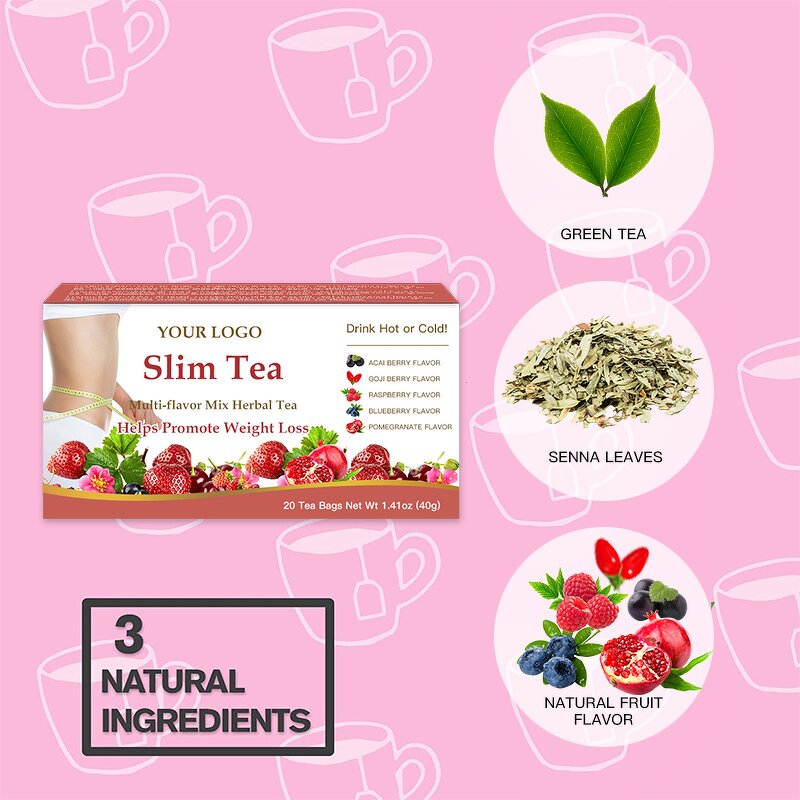 Detox Tea Manufacturer - Herbal Custom Diet Dried Senna Leaf Organic Flat Tummy Slim Tea