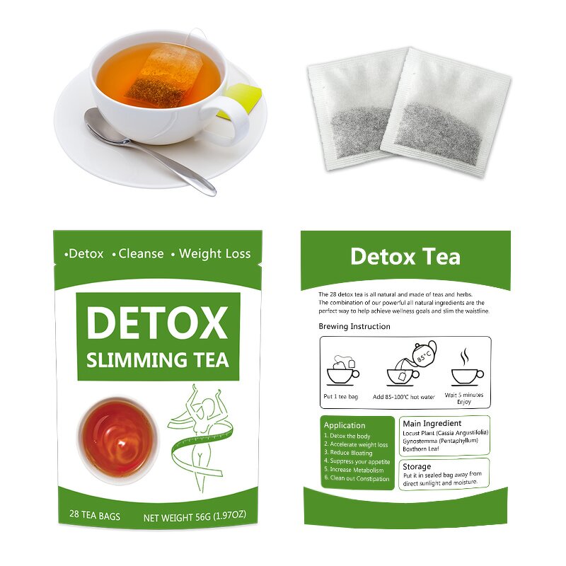 Detox Tea Manufacturer - Organic Senna Leaf Diet Natural Weight Loss Slimming Beauty Secret