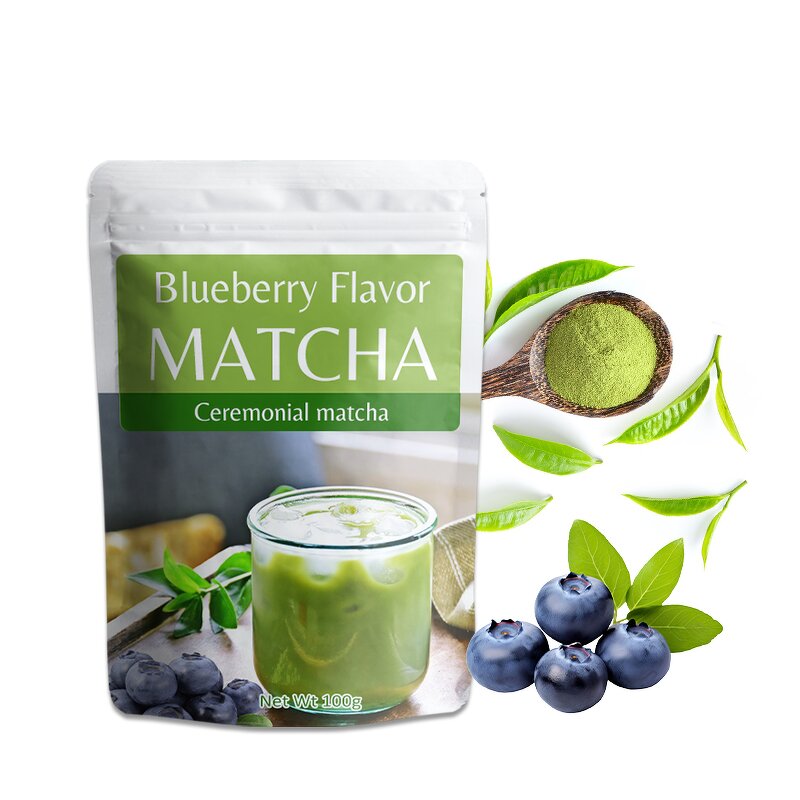 Matcha Powder Manufacturer - Private Label Organic Ceremonial Grade Blueberry Matcha Green Tea