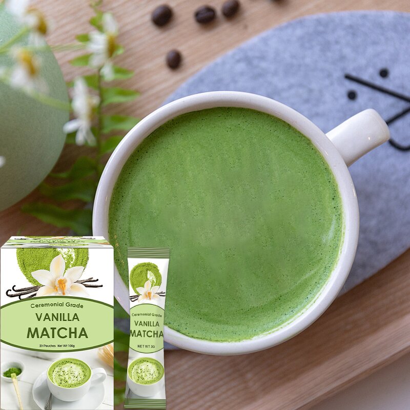 Matcha Powder Manufacturer - Organic Ceremonial Vanilla Matcha Private Label Matcha Green Tea Powder