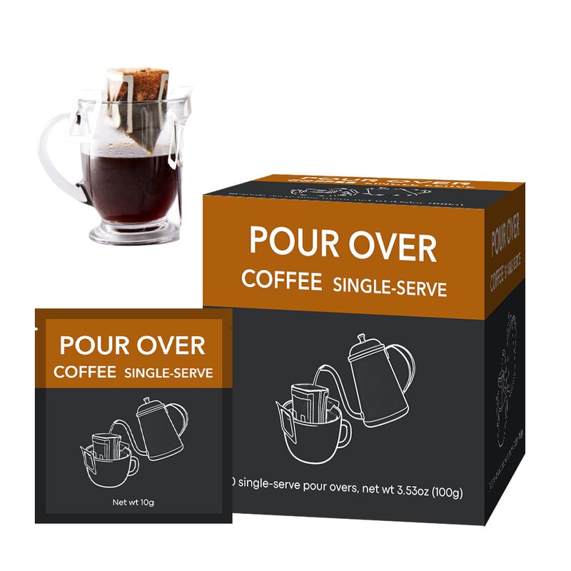 Mushroom Coffee Manufacturer - Drip Single Serve Pour Over Lions Mane Mushroom Coffee
