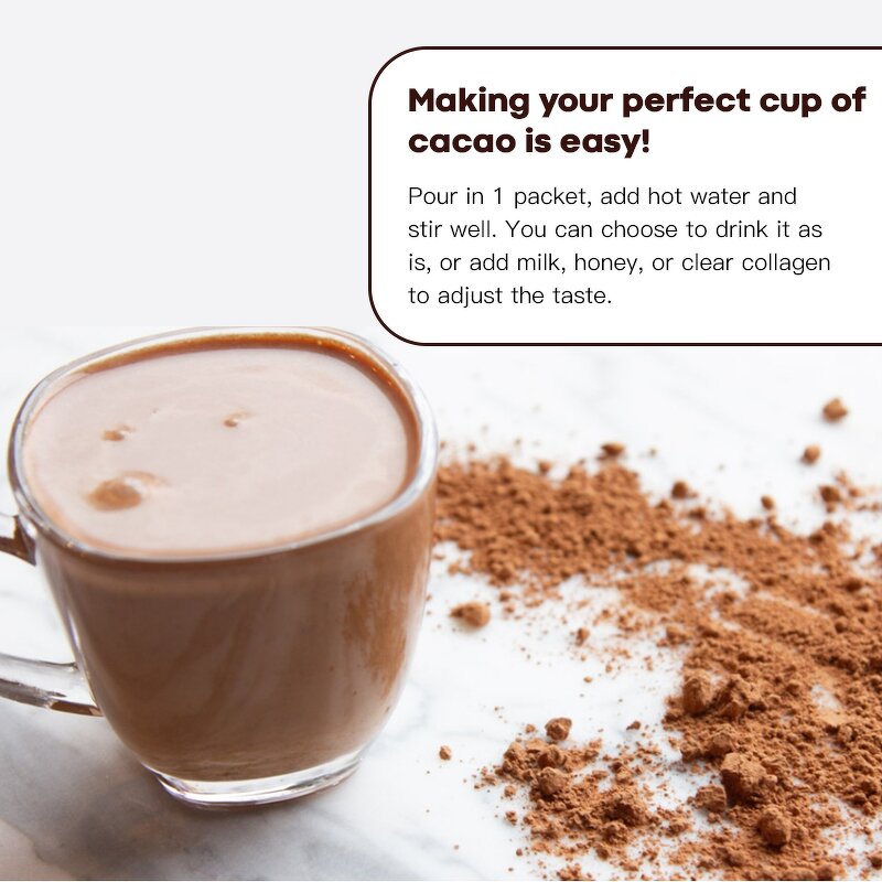 Cocoa Powder Manufacturer - OEM ODM Unsweetened Hot Cacao Baking Keto Vegan Superfoods Cocoa Latte