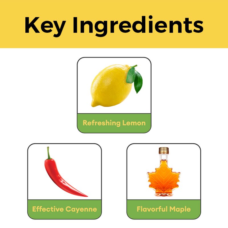 Detox Powder Manufacturer - Private Label Lemonade Detox Plant Based Lemon Maple Syrup Cayenne Diet