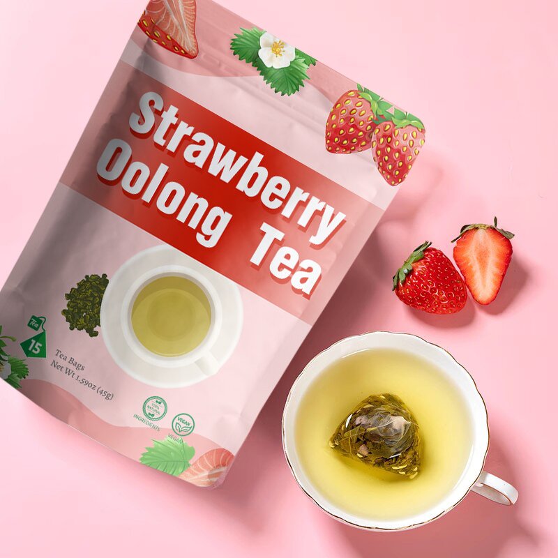 Fruit Tea Manufacturer - Good Flavor Fruit Tea Summer Cold Infused Strawberry Oolong Tea