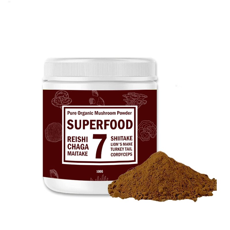 Mushroom Extract Powder Manufacturer - OEM Organic Chaga Reishi Cordyceps Nootropic Supplement