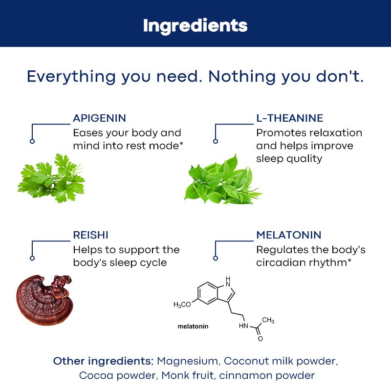 Hot Cocoa Drink Manufacturer - Custom Gift Kit Natural Sleep Aid Magnesium Calming Sleep Powder