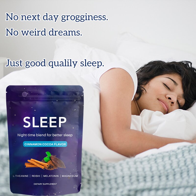 Hot Cocoa Drink Manufacturer - Custom Print Pouch Natural Sleep Aid Magnesium Calming Sleep