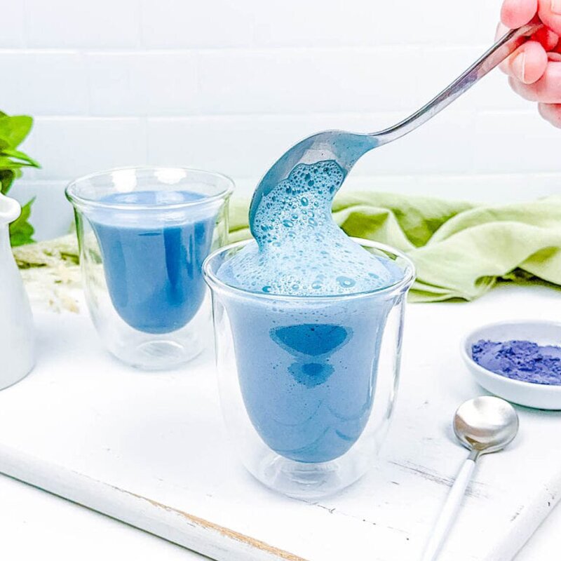 Latte Powder Manufacturer - Private Label Adaptogen Calming Lavender Milk Blue Spirulina Blue Lavender
