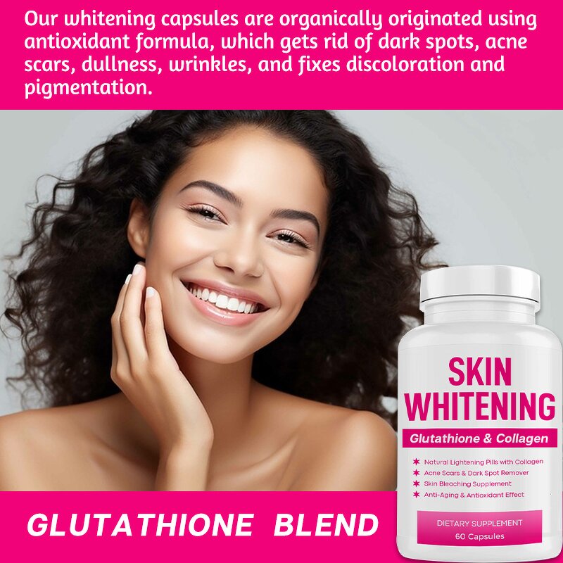 Skin Whitening Pill Manufacturer - Private Label Bearberry Collagen Anti Aging Antioxidant Glow