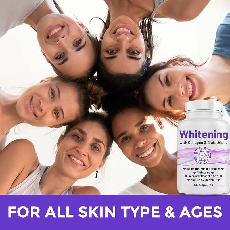 Skin Whitening Supplement Manufacturer - Lightening Pills Collagen Dark Spot Remover Bleaching