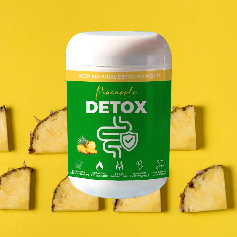 Detox Powder Manufacturer - OEM Weight Management Suppressive Appetite Detox Pineapple Flavor Extreme Detox