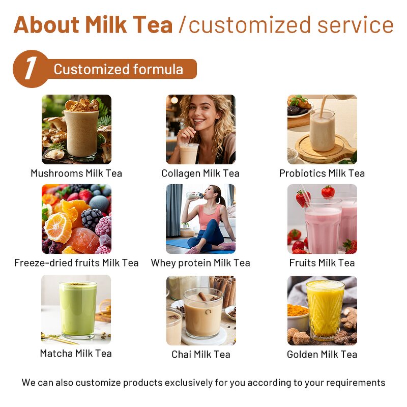 Milk Tea Powder Manufacturer - Private Label 100% Grass-Fed Isolate Classic Black Flavor