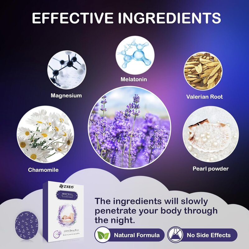 Sleep Patch - Wholesale Private Label Aids Stress with Natural Ingredients