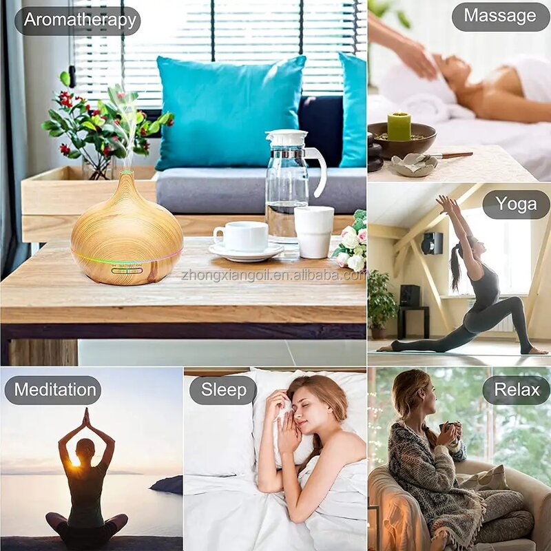 Essential Oil Set - 6 for Diffuser Humidifier Aromatherapy Private Label