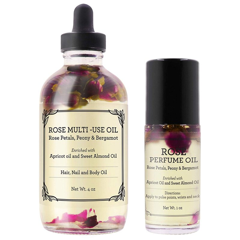 Rose Petal Oil - Private Label 100% Pure NATURAL for Skin Body Hair