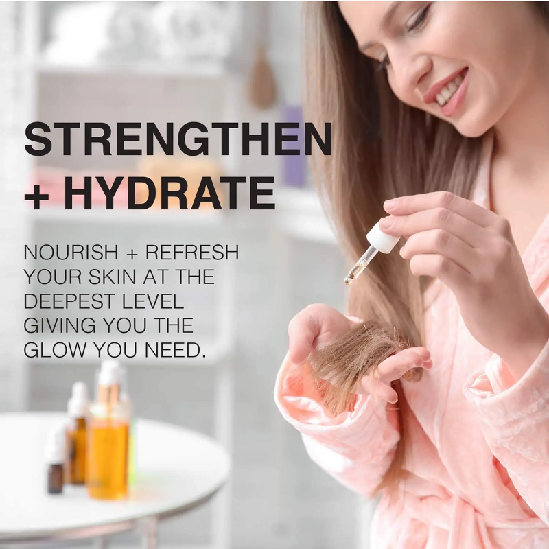 Pumpkin Seed Essential Oil - 100% Natural for Hair Smooth Moisturizing Repair Bulk