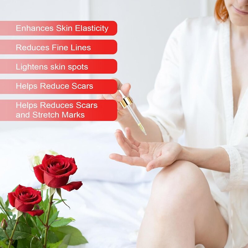 Rose Massage Oil - Wholesale Natural Raw 100ml for Face Hair Body Square Bottle