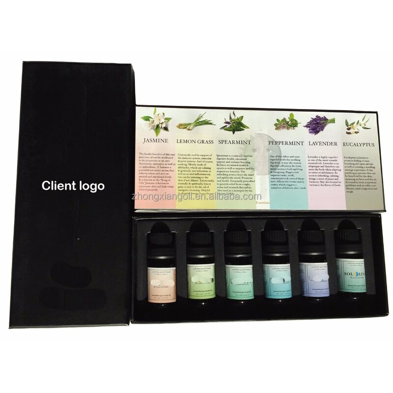 Essential Oil Set - 6 Pack 10ml Therapeutic Grade Gift Set