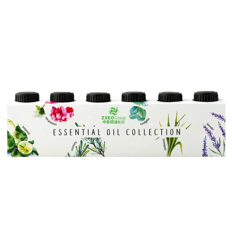 Essential Oil Set - 6 for Diffuser Humidifier Aromatherapy Private Label