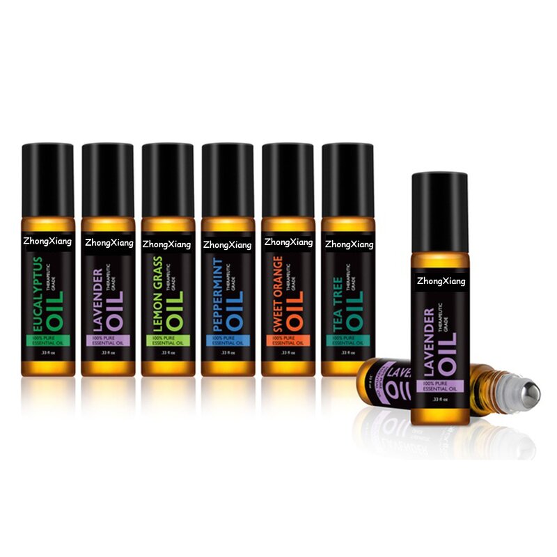 Frankincense & Myrrh Roll-On - Soothing Body Pain Deep Earthy Scent 10ml