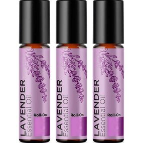 Lavender Oil Roll on - 100% Pure for Skin Sleep Headaches Relaxation 10ml