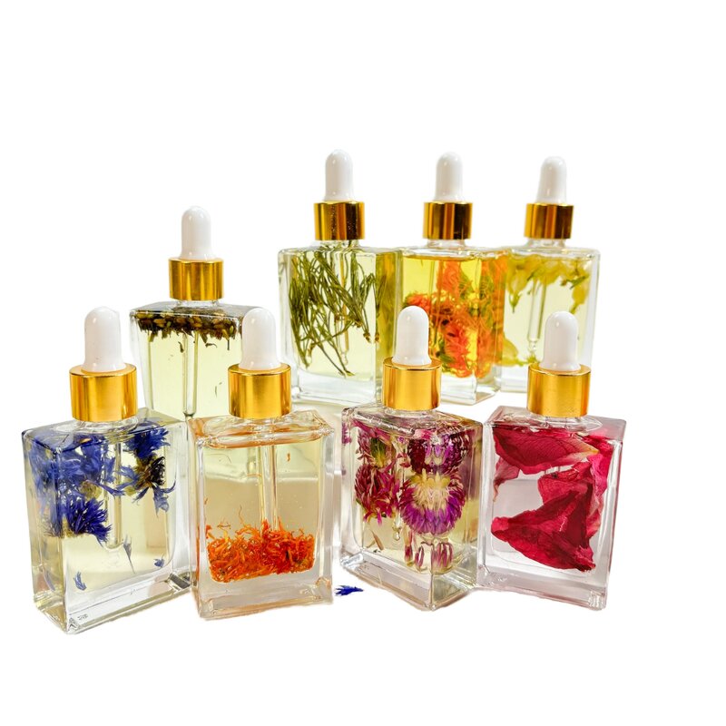 Massage Oil - Dried Flower Jasmine Peppermint for Face Body Massage