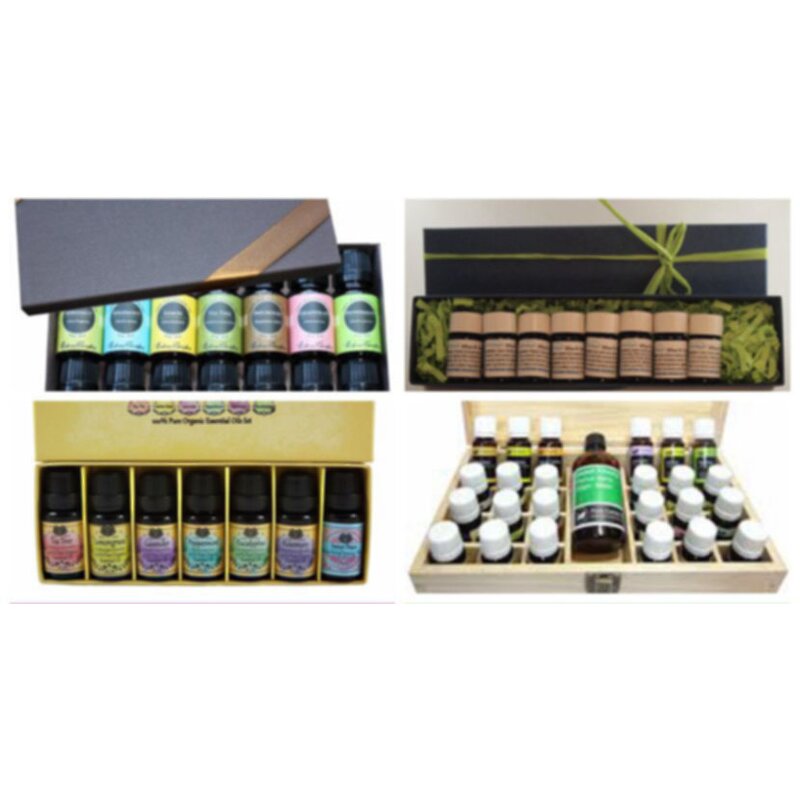 Essential Oil Set - 2025 Factory Bulk 14pcs Premium for Diffuser Massage DIY Candle