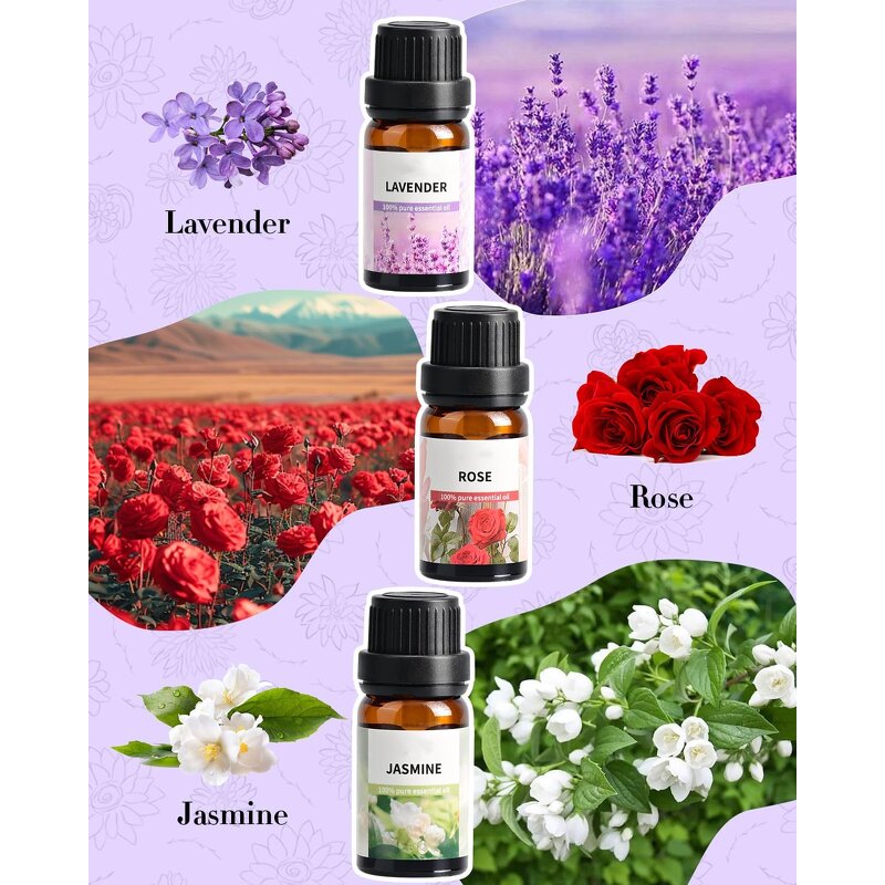 Essential Oil Set - Private Label 100% Pure Aroma 6 Pack High Quality Natural