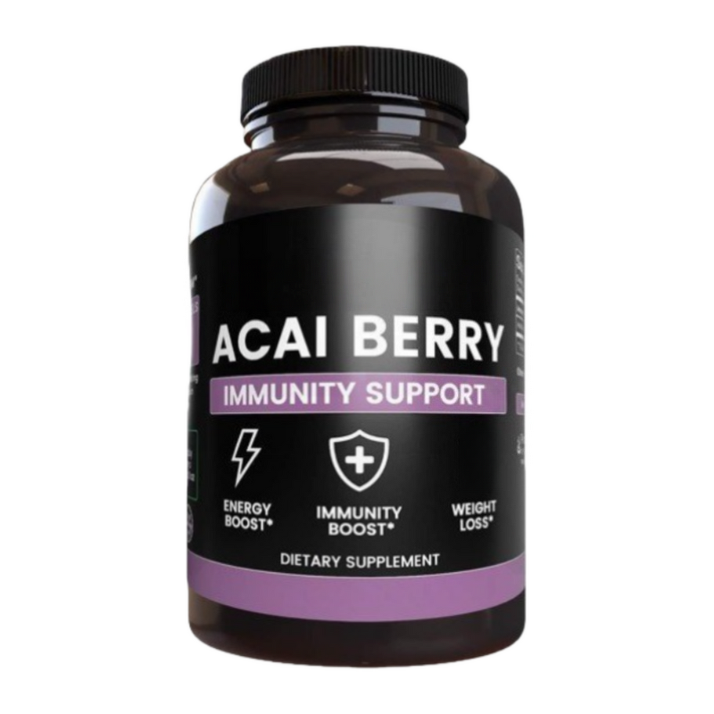 Acai Berry Capsules Manufacturer - Vegan with Resveratrol Natural Plant Fruit Extract