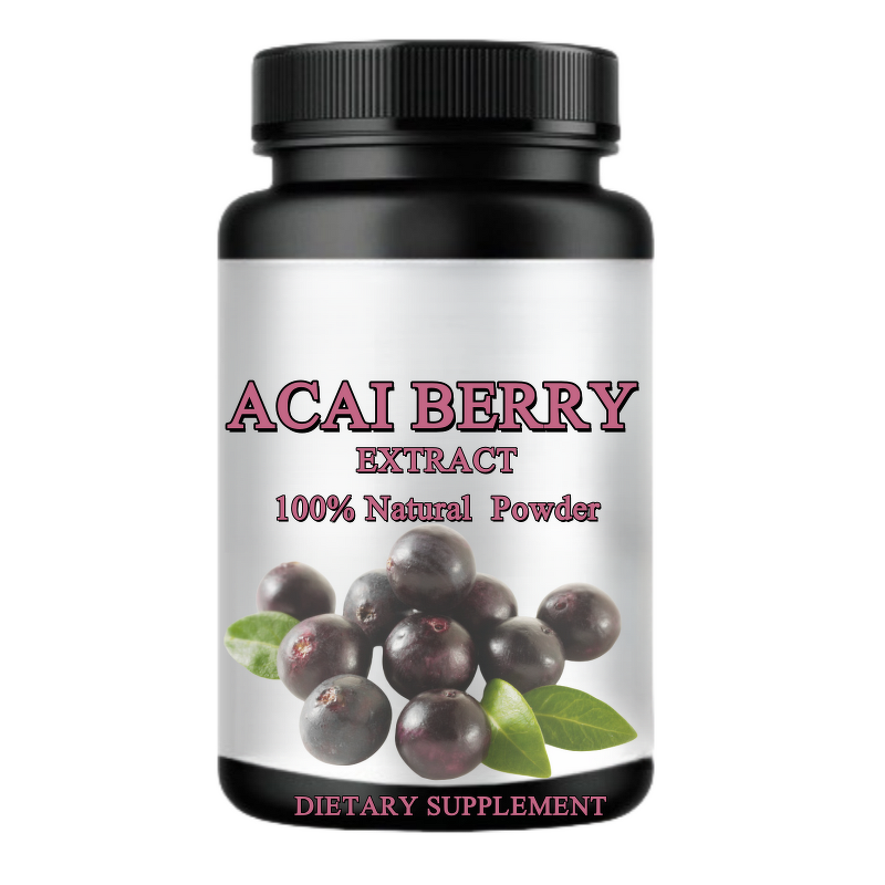 Acai Berry Capsules Manufacturer - Vegan with Resveratrol Natural Plant Fruit Extract