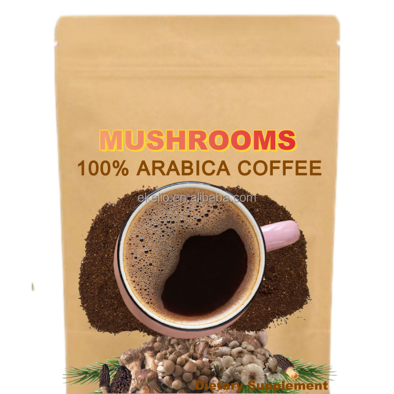 Mushroom Coffee Powder Manufacturer - Reishi Shitake Lion's Mane Mixed Extract Powder