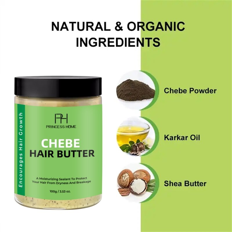 Chebe Butter Manufacturer - Private Label Natural for Breakage Deep Moisturizing Afro Hair 100g
