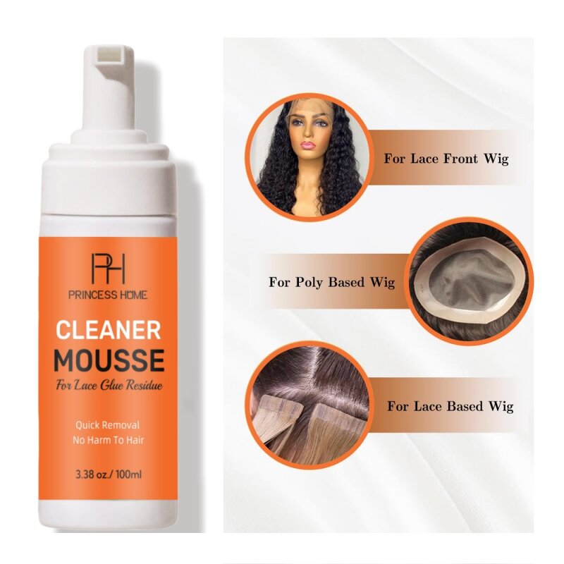 Lace Cleanser Foam Manufacturer - Hot Selling Private Label 100/200ml Fast Gentle Renew Wig Hair System