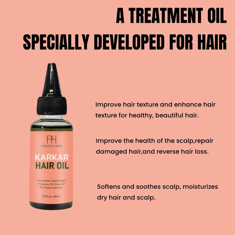 Chebe Powder & Karkar Oil Manufacturer - Wholesale Authentic for Scalp Health Damaged Hair 60ml