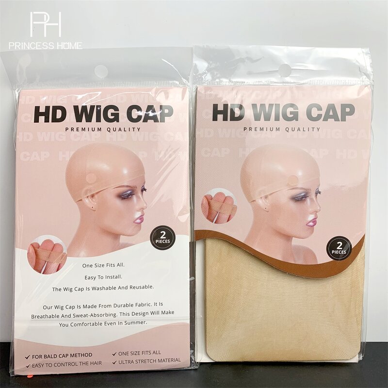 Wig Cap Manufacturer - Wholesale 4colors Custom Package Invisible Super Thin Sheer HD Wig Cap Christmas