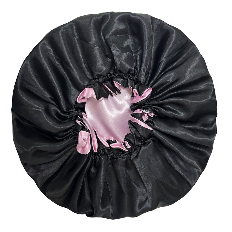 Hair Bonnet Manufacturer - Your Logo Double Layer Custom Designer Women Hair Wraps Sleep Satin