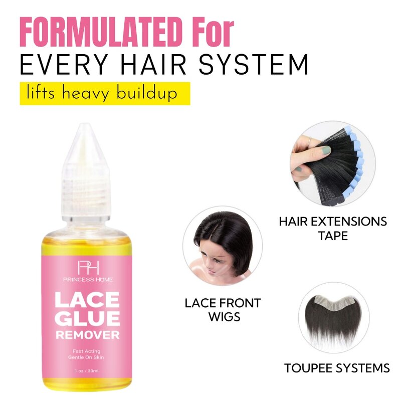 Lace Remover Manufacturer - Wholesale Private Label 30ml Non Sensitive Easy Remove Adhesive