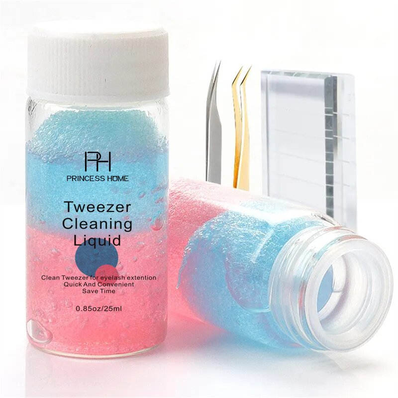 Tweezer Cleaner Manufacturer - Private Label Eyelash Quick Remover Glue Tools Sponge Ball