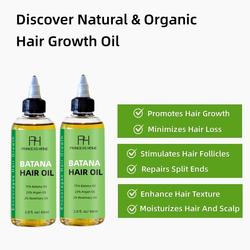 Batana Oil Manufacturer - OEM Pure Natural 60ml Organic Cold Pressed Deep Conditioning Dry Hair