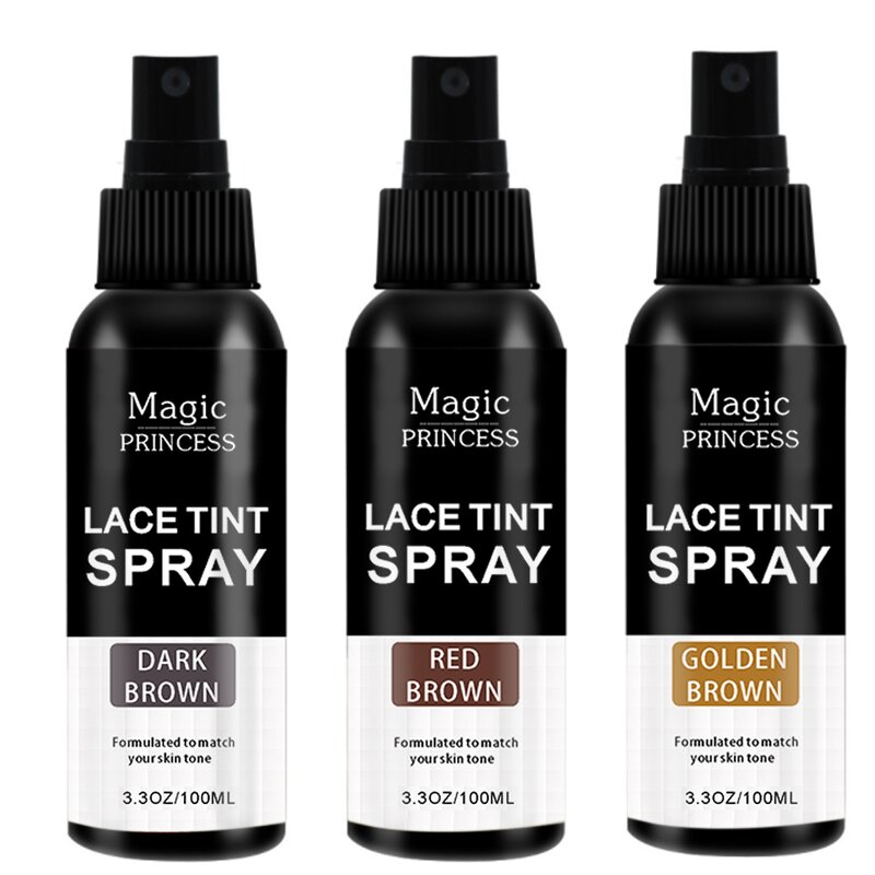Lace Tint Spray Manufacturer - Wholesale Private Label 100ml Waterproof Golden Brown Scalp Concealer