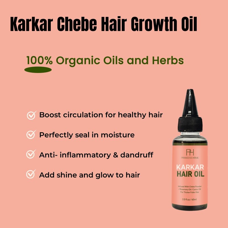 Chebe Powder & Karkar Oil Manufacturer - Wholesale Authentic for Scalp Health Damaged Hair 60ml
