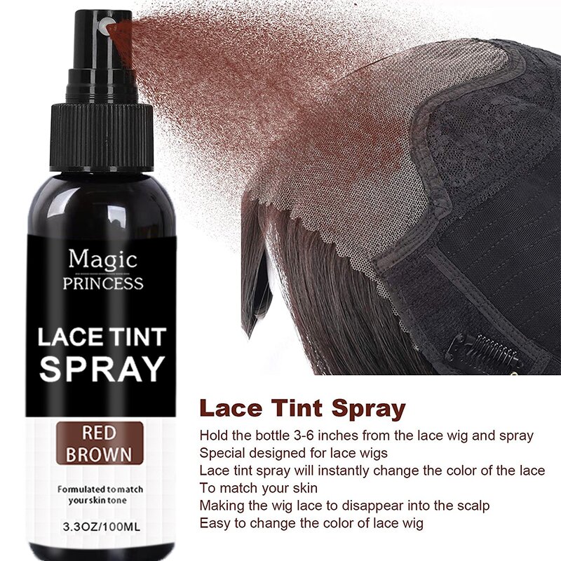 Lace Tint Spray Manufacturer - Private Label 100ML Wig Knot Healer Melting Lace Scalp Skin Tone