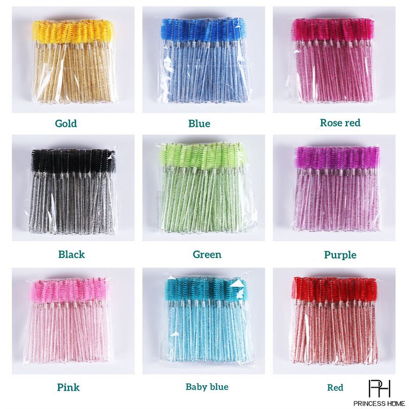 Eyelash Brush Manufacturer - Hot Sell Multi-color Disposable Mascara Eyelash Extension Tools