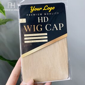 Wig Cap Manufacturer - Custom Logo One Size Fits All Strong Elastic Invisible HD 2pcs/bag