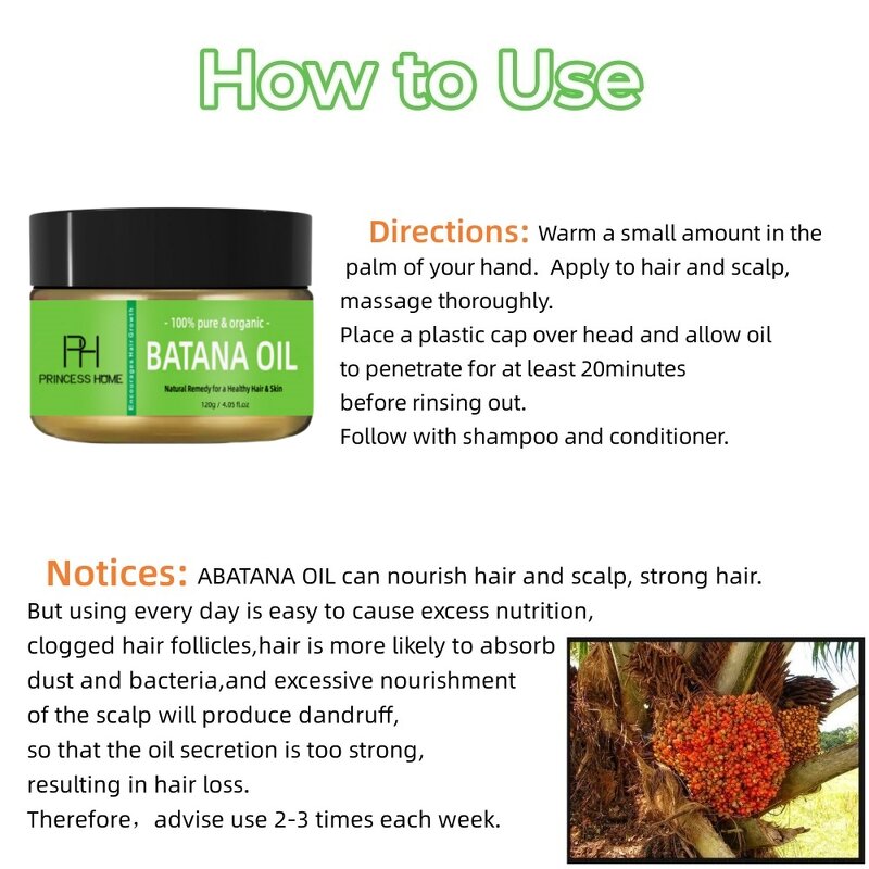 Batana Oil Manufacturer - In Stock Private Label 120g Raw 100% Honduras Organic Hair Growth