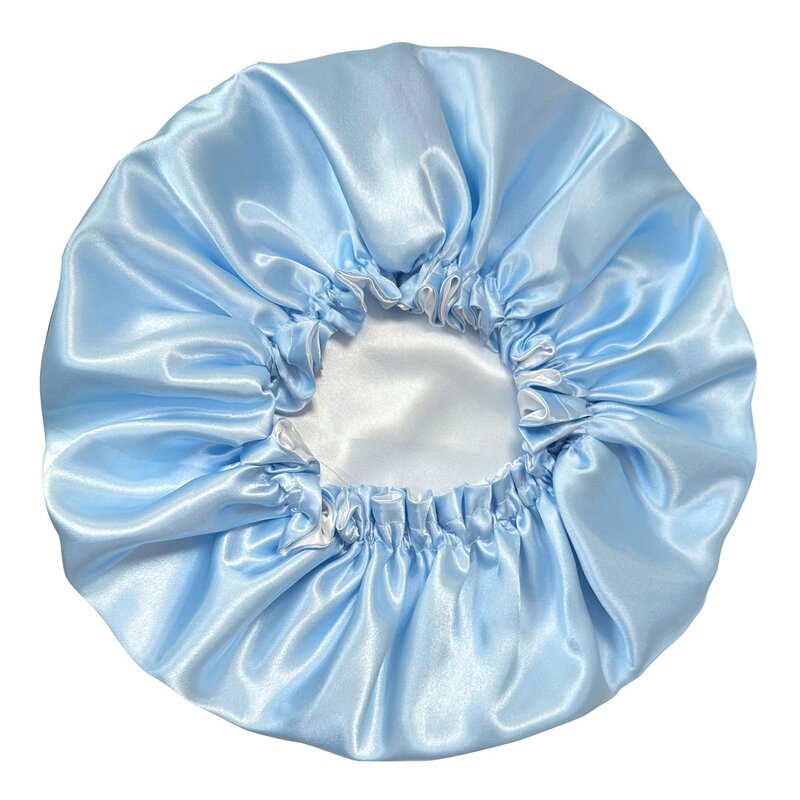 Hair Bonnet Manufacturer - Your Logo Double Layer Custom Designer Women Hair Wraps Sleep Satin