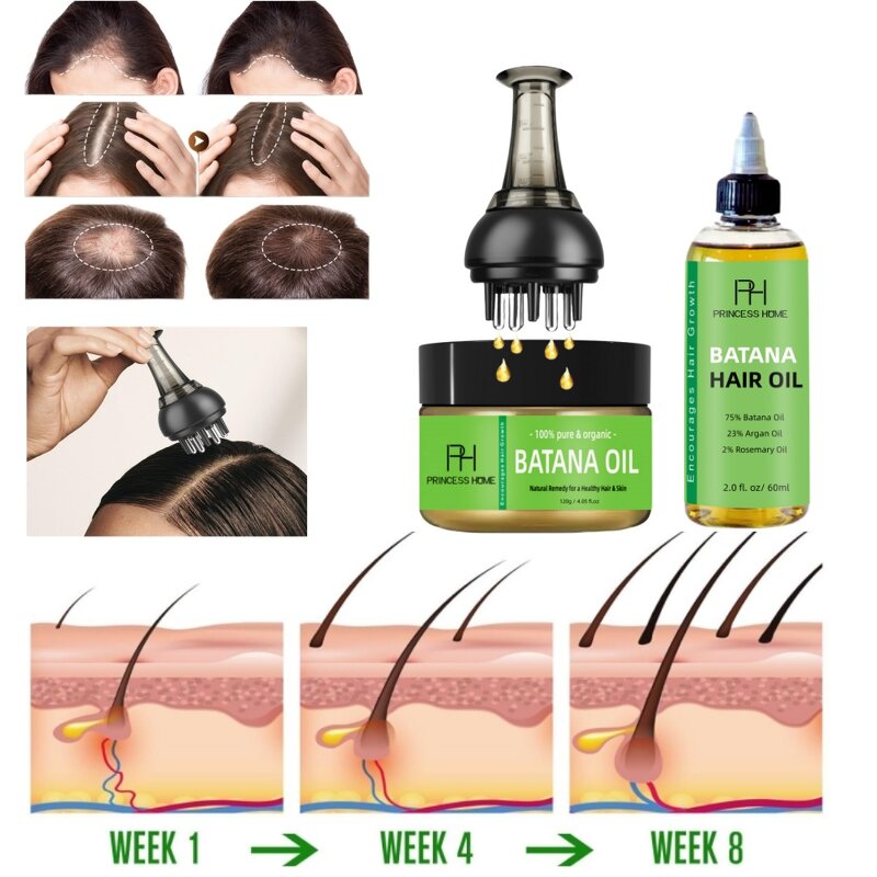 Batana Oil Manufacturer - In Stock Private Label 120g Raw 100% Honduras Organic Hair Growth